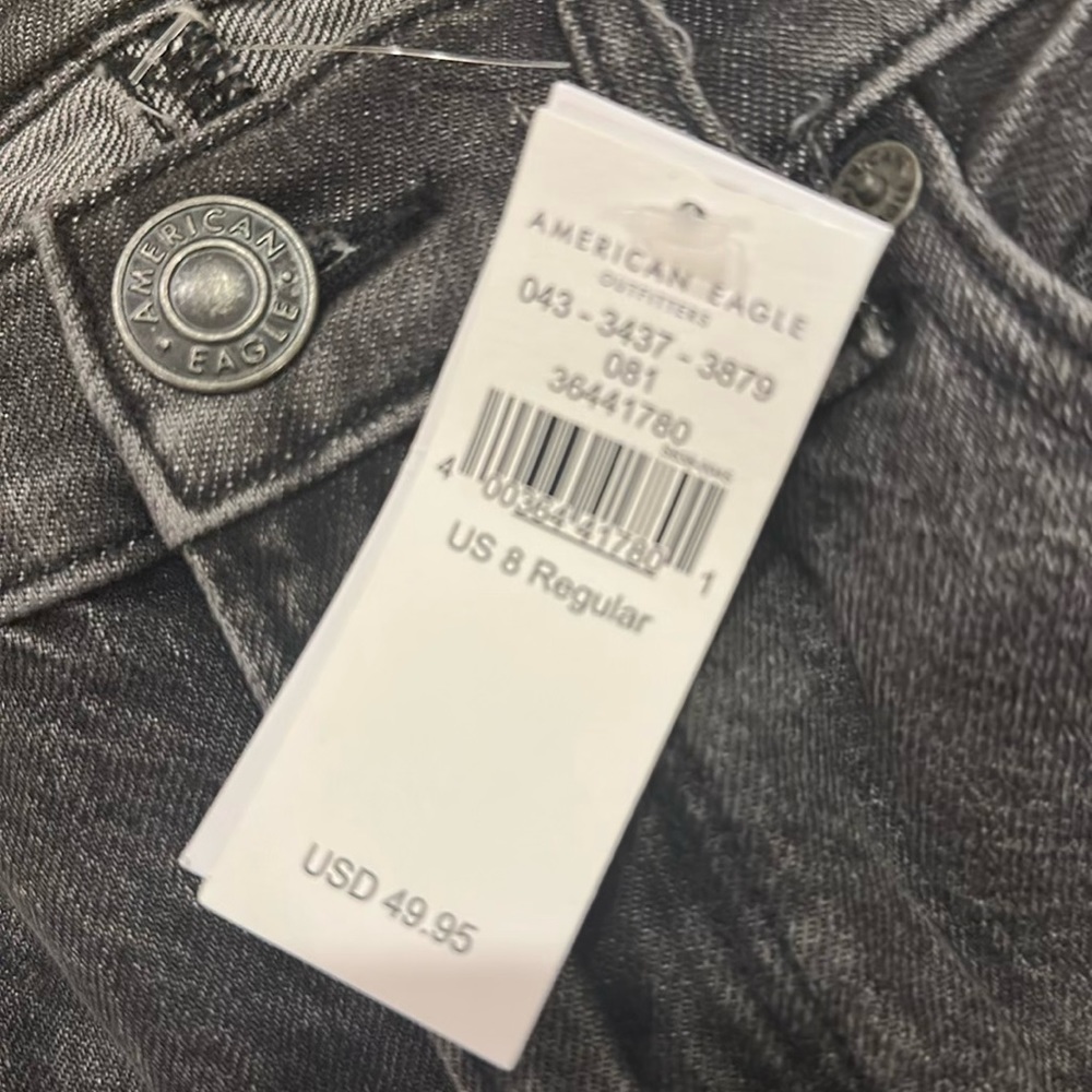 Cute boot cut black jeans.